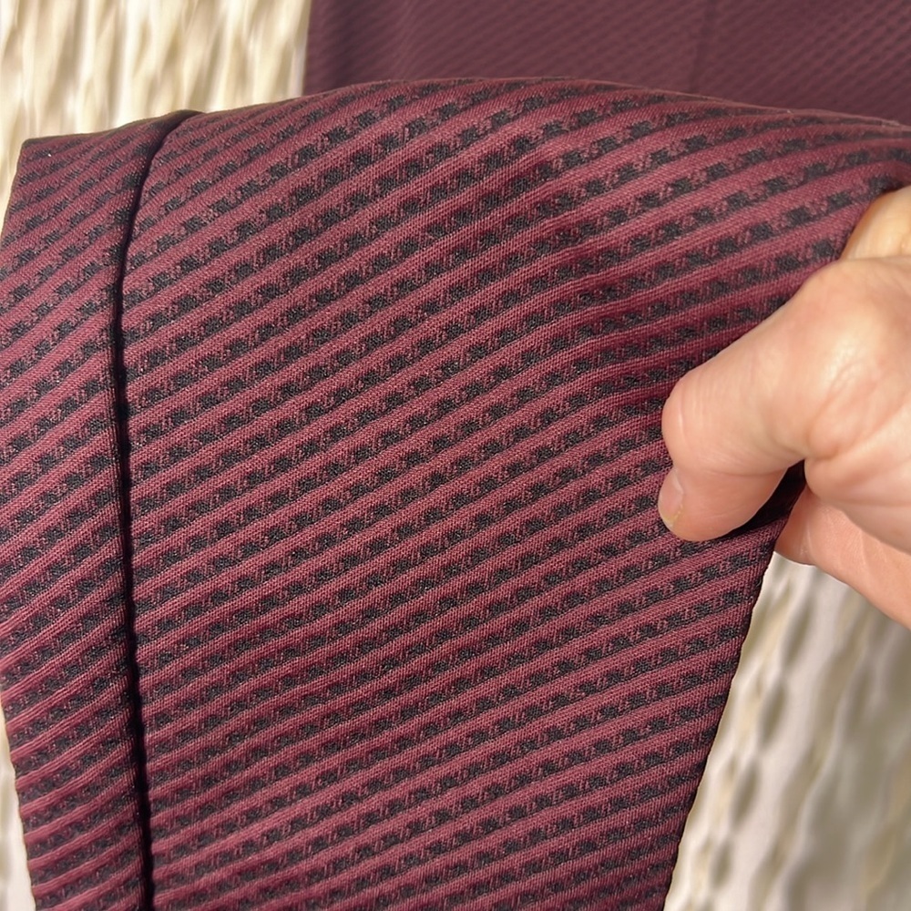 Theory Adbelle Claymont Burgundy Black Pull on Leggings Pant Large - Picture 11 of 11